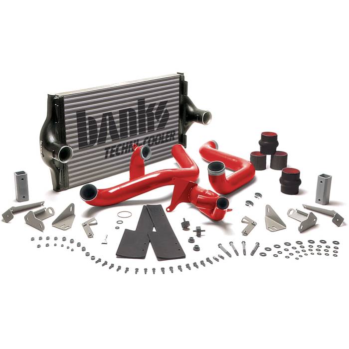 Banks Power - Banks Power Intercooler Upgrade Includes Boost Tubes (red powder-coated) - 25970