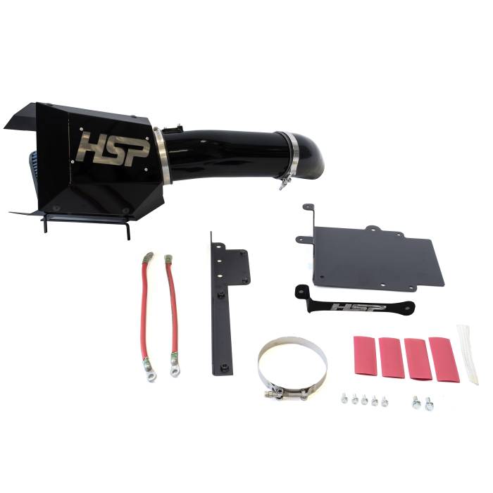 HSP Diesel - HSP Diesel Cold Air Intake For 2017-2019 Ford Powerstroke F250/350 6.7L -Silk Satin Black - HSP-P-402-2-SB