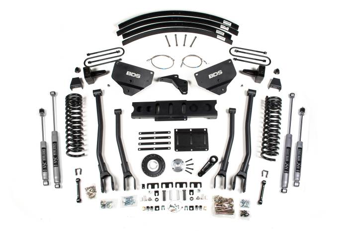 BDS Suspension - BDS 8 in. Lift Kit for 2013-2018 RAM 3500 diesel powered truck. Designed - BDS1625FS