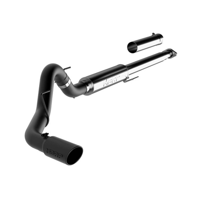 MBRP - MBRP Exhaust 4in. Cat Back; Single; Black - S5259BLK