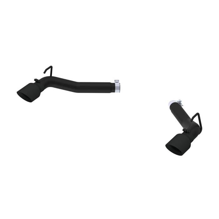MBRP - MBRP Exhaust 3in. Axle Back; Muffler Delete; Black Coated - S7019BLK