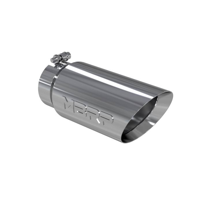 MBRP - MBRP Exhaust Tip; 5in. O.D. Dual Wall Angled 4in. inlet 12in. length; T304 - T5053