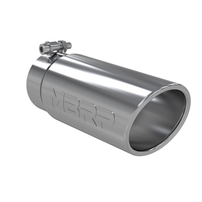 MBRP - MBRP Exhaust Tip; 4in. O.D. Angled Rolled End 3in. inlet 10in. length; T304 - T5112