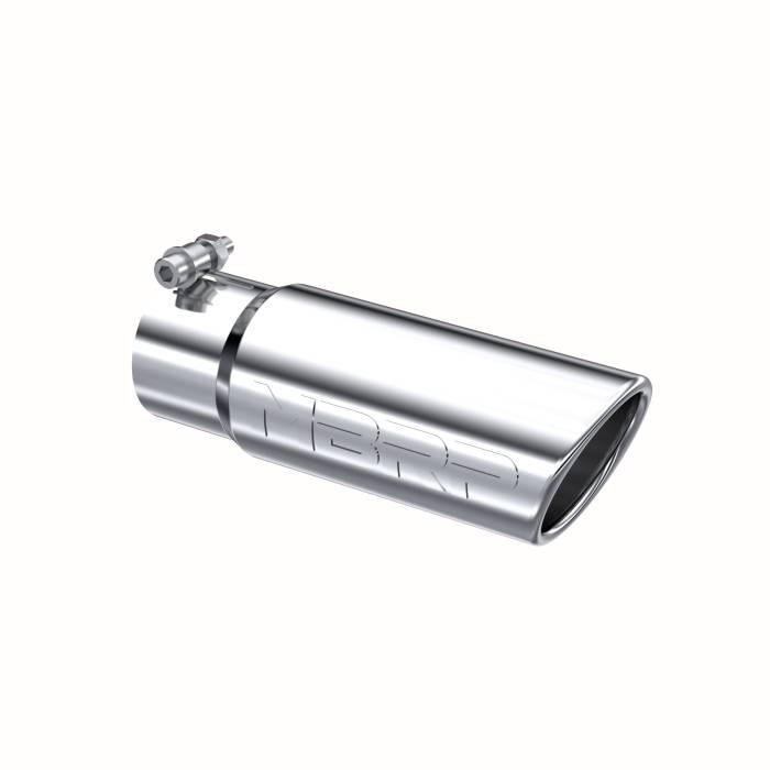 MBRP - MBRP Exhaust Tip; 3in. O.D. Angled Rolled End 3in. inlet 10in. length; T304 - T5115