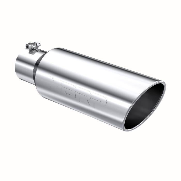 MBRP - MBRP Exhaust Tip; 6in. O.D.; Rolled end; 4in. inlet 18in. in length; T304 - T5130