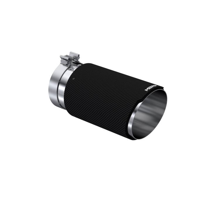 MBRP - MBRP Exhaust Tip; 6in. O.D. Dual Walled Angled Cut End 5in. inlet 12in. length; T304 CF - T5075CF