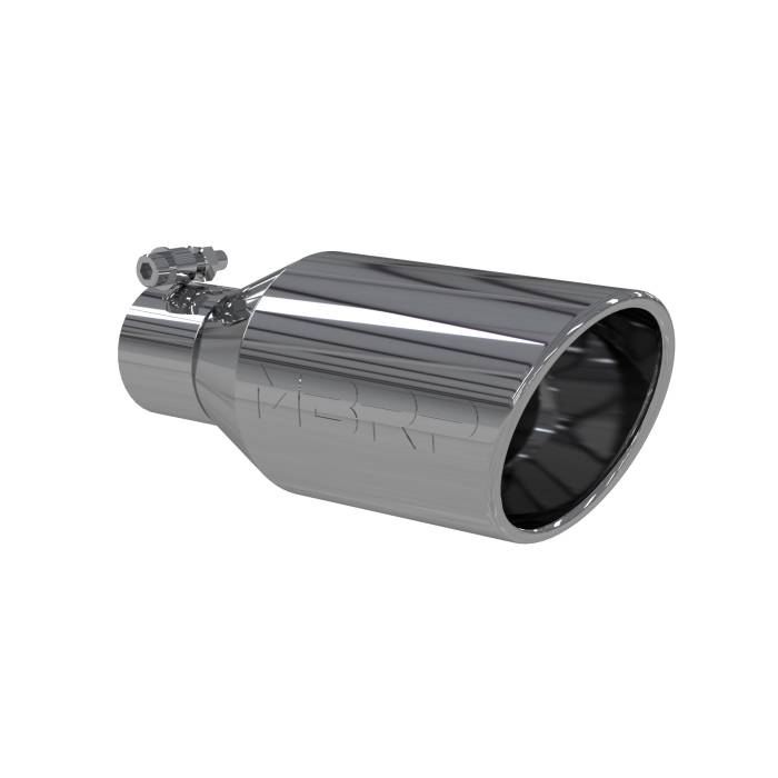 MBRP - MBRP Exhaust Tip; 4 1/2in. O.D.; SW Angle Rolled End; 2 1/2in. inlet 11in. in length; T304 - T5160