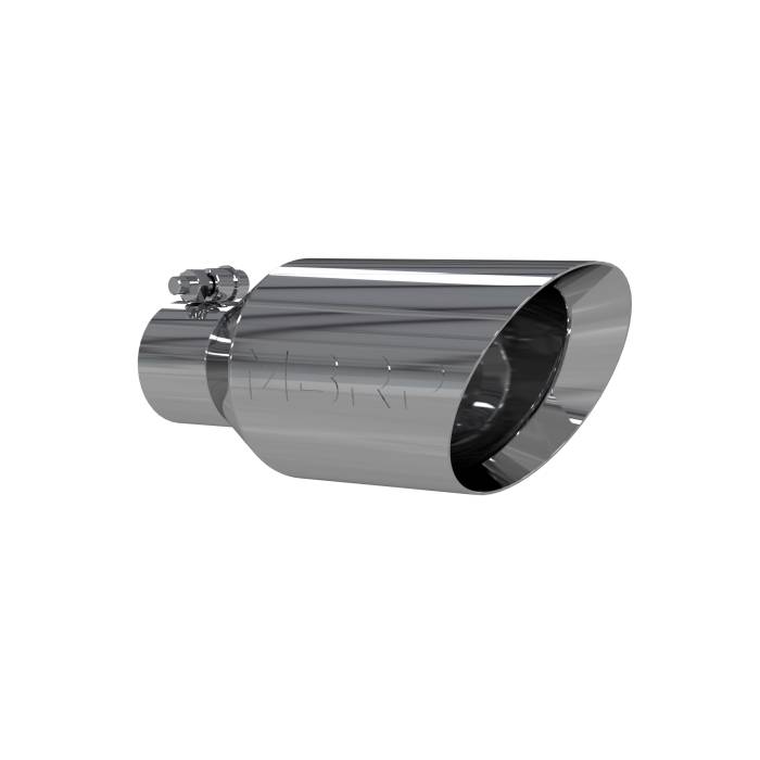 MBRP - MBRP Exhaust Tip; 4 1/2in. O.D.; DW Angle Rolled End; 2 1/2in. inlet 11in. in length; T304 - T5161