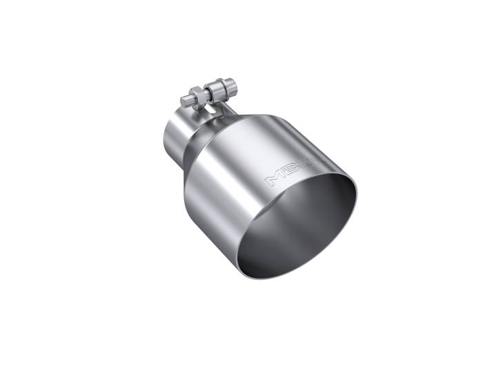 MBRP - MBRP Exhaust Tip; 4.5in OD Out; 2.5in ID; 6.5in Length; Angle Cut; Single Wall; T304 - T5191