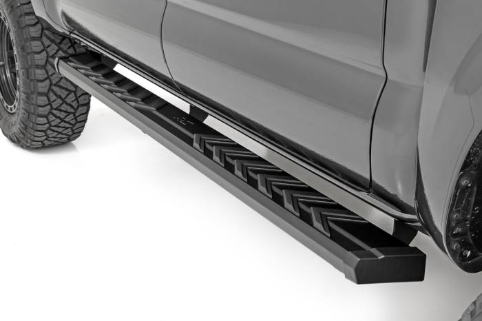 Rough Country - Rough Country BA2 Running Boards Side Step Bars Double Cab Toyota Tacoma (05-23) - 41009