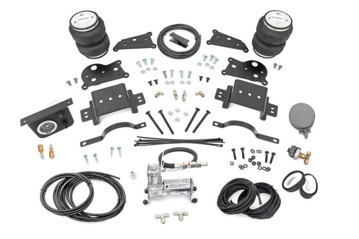 Rough Country - Rough Country Air Spring Kit w/compressor Ram 2500 4WD (2014-2025) - 10029C