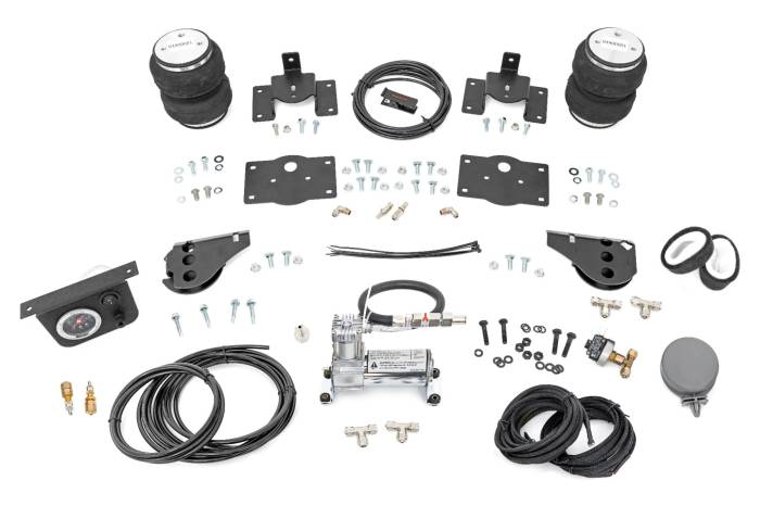Rough Country - Rough Country Air Spring Kit w/compressor Ram 1500 2WD/4WD (2009-2018 & Classic) - 10032C