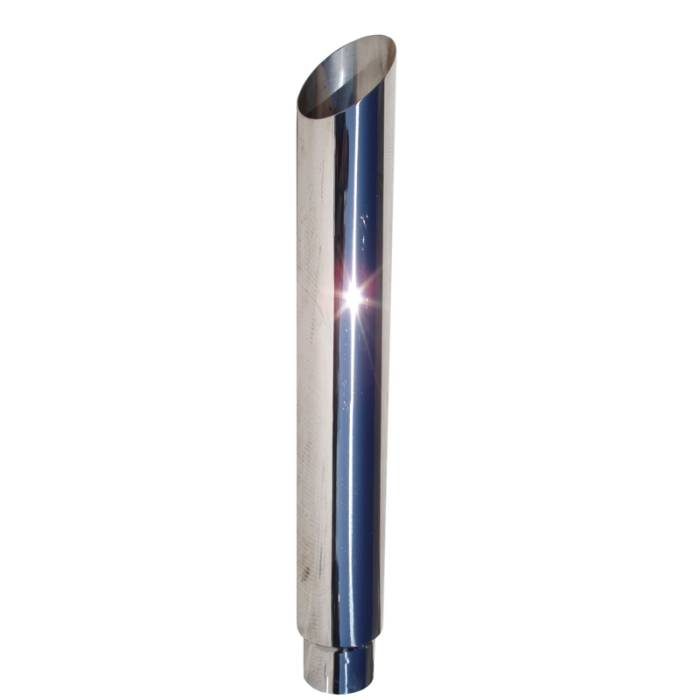 MBRP - MBRP Exhaust 1 pc Stack  5" Angle Cut  36" Mirror Polished T304 B1530