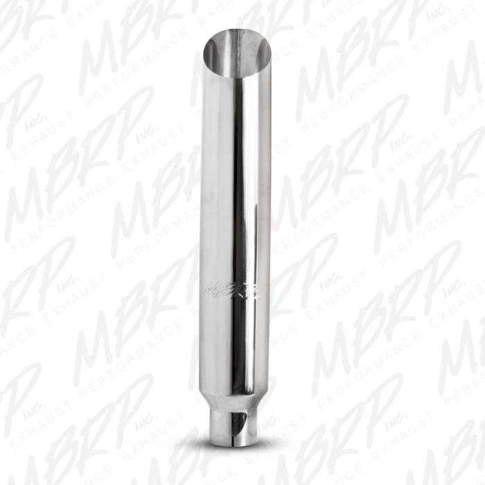 MBRP - MBRP Exhaust 1 pc Stack  6" Angle Cut  36" Mirror Polished T304 B1610