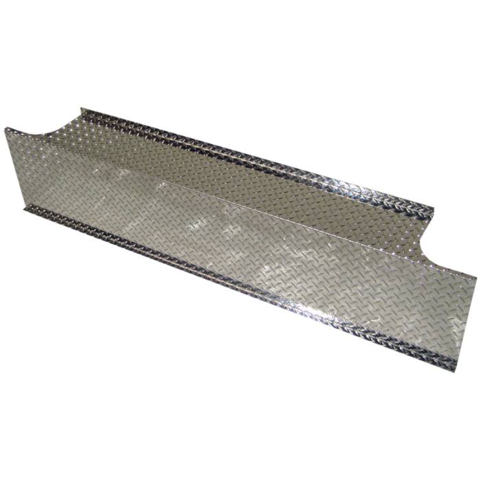 MBRP - MBRP Exhaust Checker Plate Cover to Conceal "T" Pipe in Bed BB0001