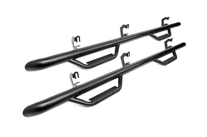 Rough Country - Rough Country Wheel to Wheel Nerf Steps 14-18 Silverado/Sierra 1500 Crew Cab 5 Foot 8 Inch Bed - RCC1489CC