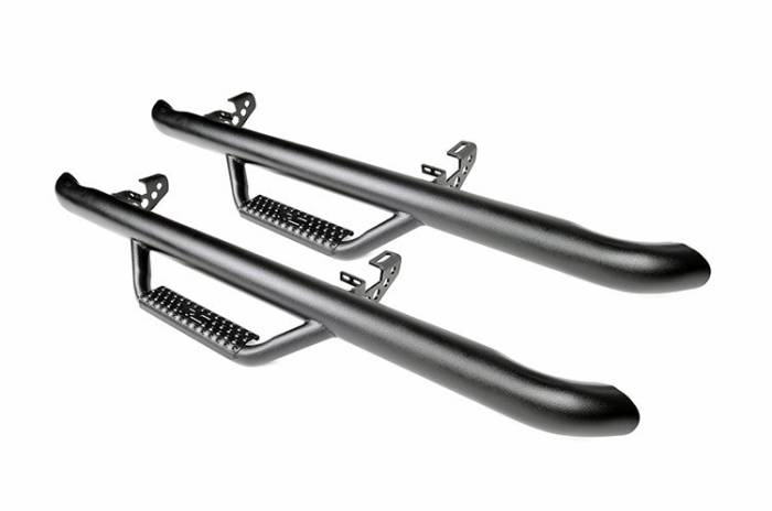 Rough Country - Rough Country Jeep Wheel to Wheel Nerf Steps 97-06 TJ Wrangler - RCJ9746