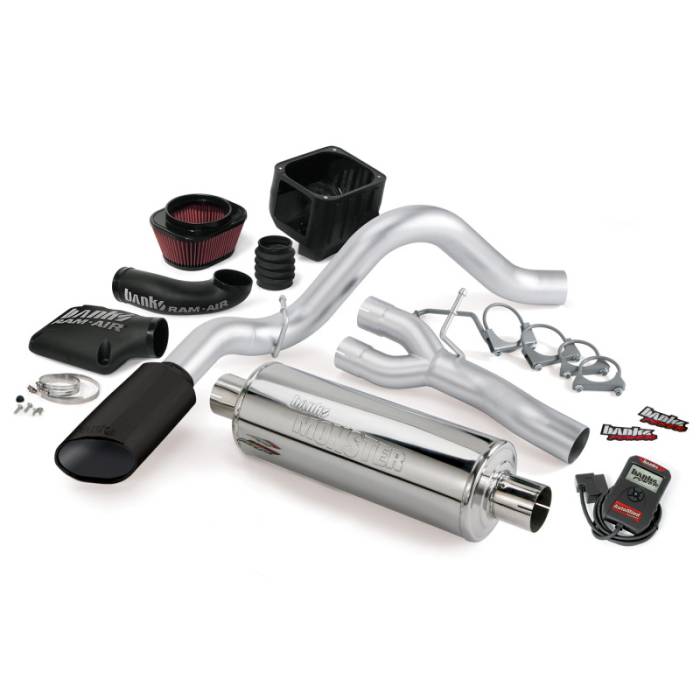 Banks Power - Banks Power 99-02 Chevy 4.8-5.3L ECSB Stinger System - SS Single Exhaust w/ Black Tip - 48030-B