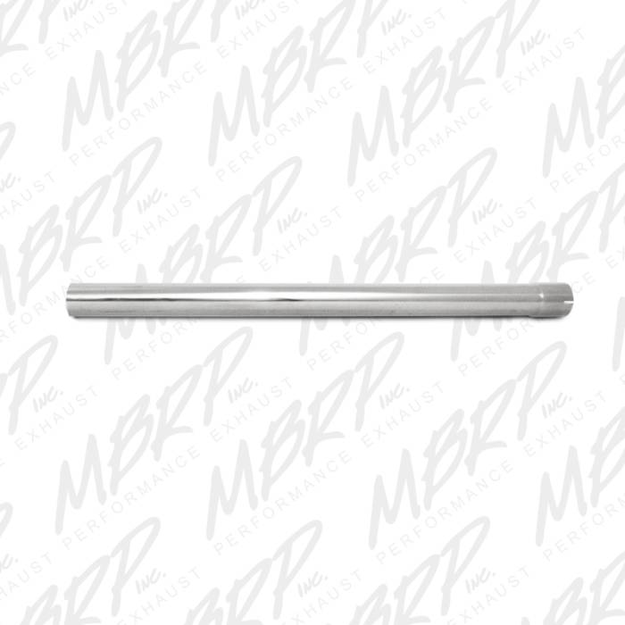 MBRP - MBRP Exhaust 2.25" Straight Tube, T304 - 90" in length GP225304