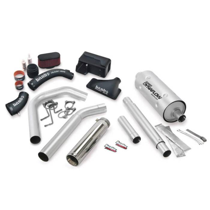 Banks Power - Banks Power 16-17 Ford 6.8L MH-A Stinger Bundle - SS Single Exhaust Left Exit w/ Chrome Tip - 49201