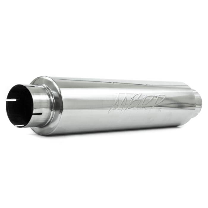 MBRP Exhaust - MBRP Exhaust 4" inlet/outlet, Quiet tone muffler, 24" body, 6" diameter, 30" overall, T304 M1004