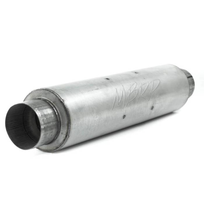 MBRP Exhaust - MBRP Exhaust 4" inlet/outlet, Quiet tone muffler, 24" body, 6" diameter, 30" overall, AL M1004A