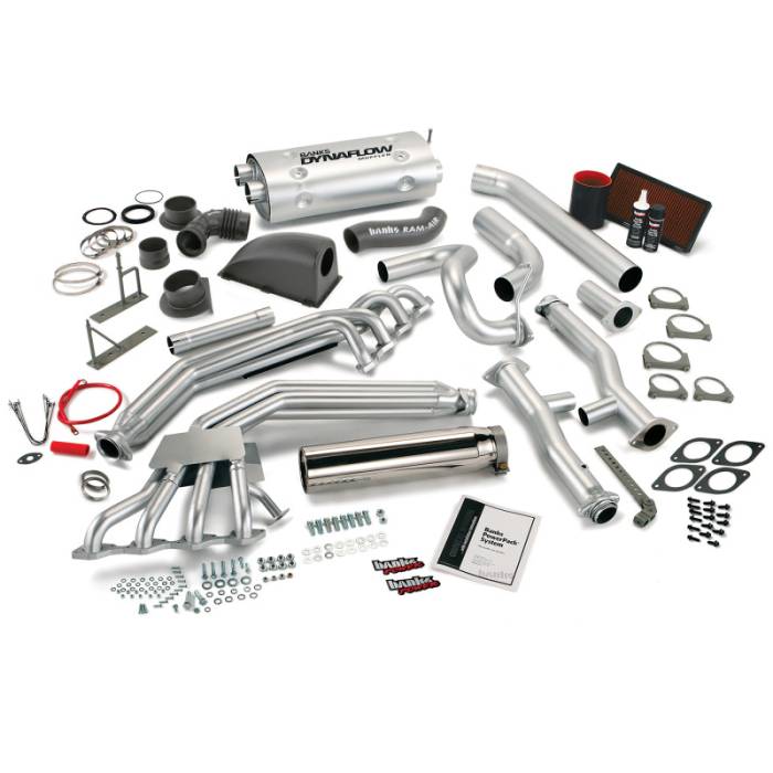 Banks Power - Banks Power 01-03 GM 8.1 Mh - W20/22 (L-Exit) PowerPack System - 49558