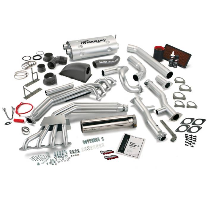 Banks Power - Banks Power 05-08 GM 8.1L Mh-W24 (L-Exit) PowerPack System - 49562