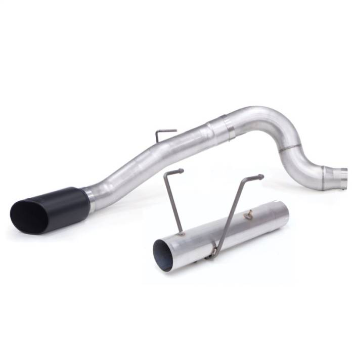 Banks Power - Banks Power 13-18 Dodge RAM Monster Exhaust 5.0in. Single 6.7L CCLB w/ SideKick S/S Black Tip - 49797-B