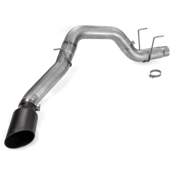 Banks Power - Banks Power 19-23 Dodge RAM Monster Exhaust 5.0in Single 6.7L MCSB DRW w/ SideKick Black Tip - 49832-B
