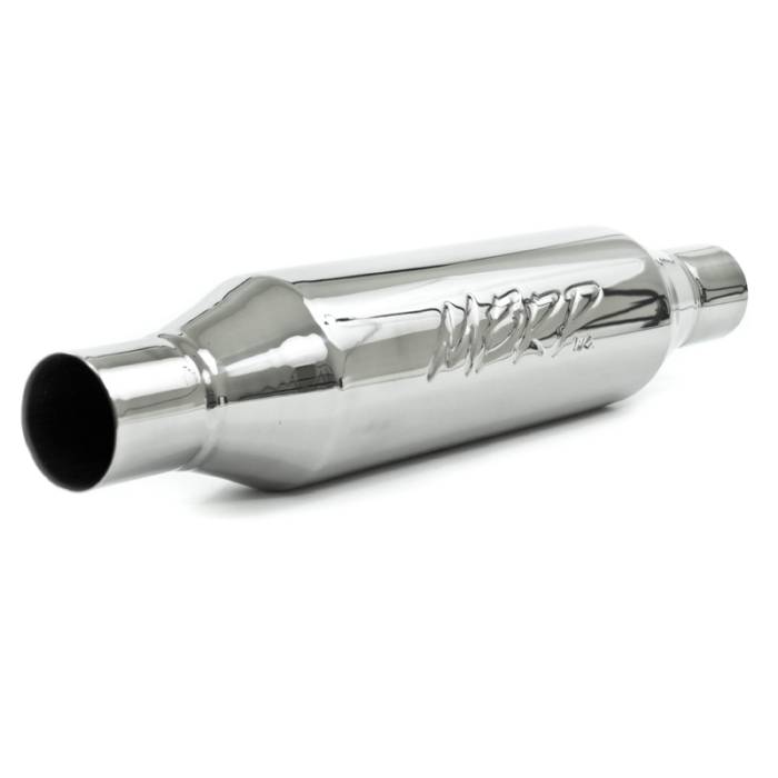 MBRP - MBRP Exhaust Resonator, 2.25" inlet/outlet, 16" body, 20" overall, T304 R1011
