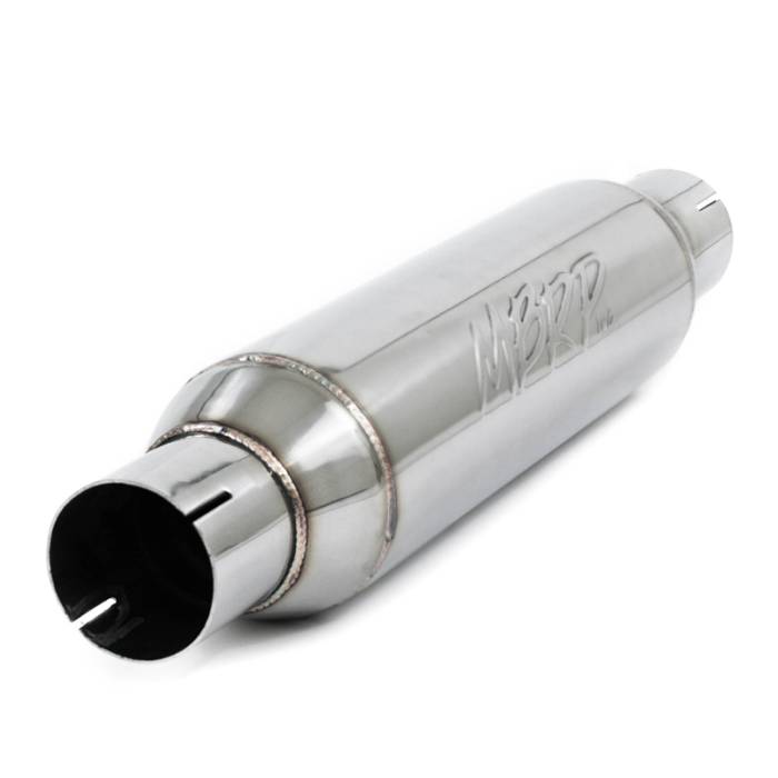 MBRP - MBRP Universal Resonator 2.5in inlet/outlet 16in body 20in overall T304 - R1012
