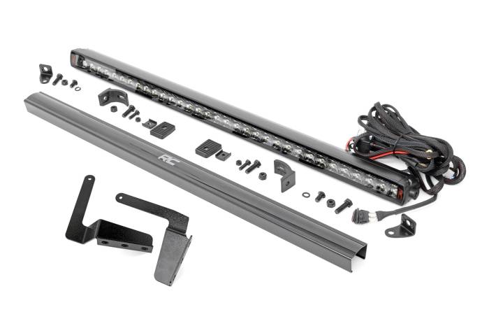 Rough Country - Rough Country LED Light Kit Bumper Mount 30 Inch Spectrum Single Row Toyota Tundra (14-21) - 80657