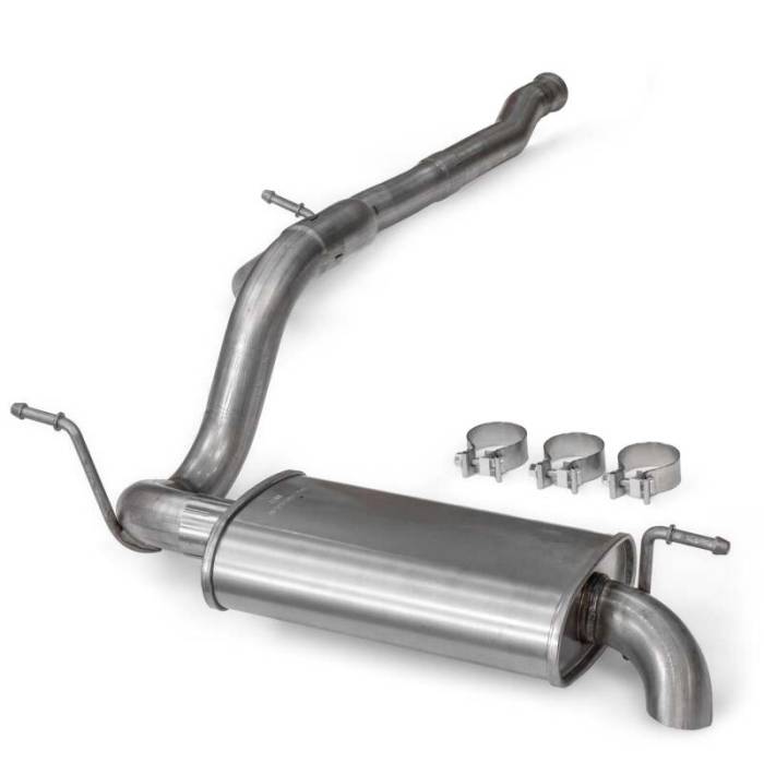 Banks Power - Banks Power 18-23 Jeep Wrangler 3.6L Monster Exhaust System - SS Single Exhaust - 51367