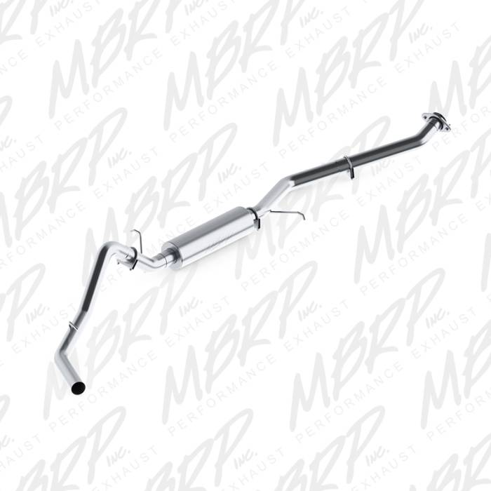 MBRP - MBRP 2003-2007 Chev/GMC 1500 Classic 4.8/5.3L EC/CC-SB Cat Back Single Side AL P Series Exhaust - S5014P