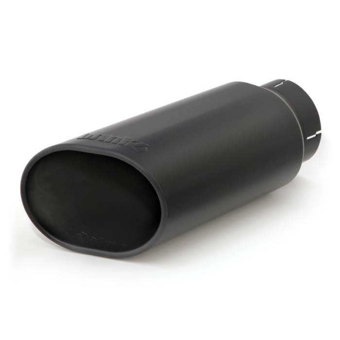 Banks Power - Banks Power Tailpipe Tip Kit - SS Obround Slash Cut - Black - 4in Tube - 5in X 6in X 14in - 52927