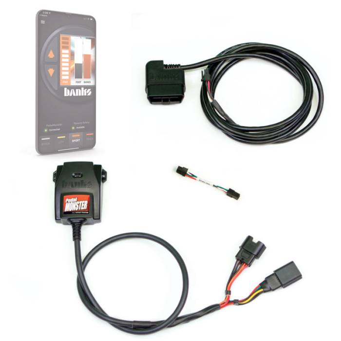 Banks Power - Banks Power Pedal Monster Kit (Stand-Alone) - Molex MX64 - 6 Way - Use w/Phone - 64310