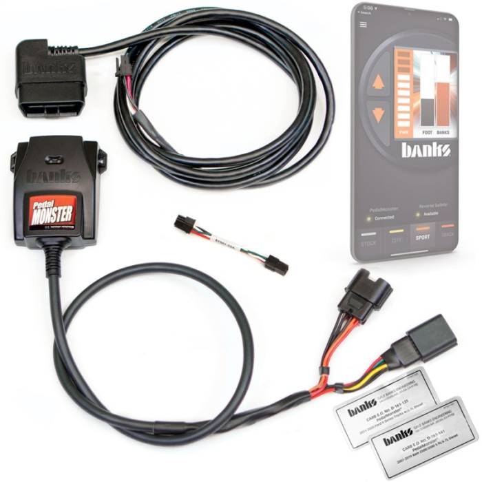 Banks Power - Banks Power Pedal Monster Kit (Stand-Alone) 07-19 RAM 2500/3500/11-20 Ford F-Series 6.7L Use w/Phone - 64310-C