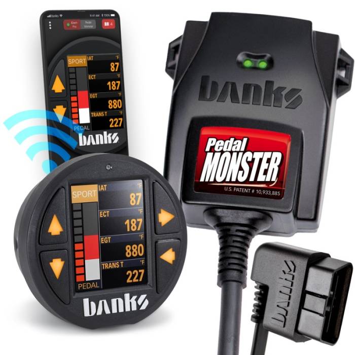 Banks Power - Banks Power Pedal Monster Kit Aptiv GT 150 6 Way With iDash Pro - 64322-P