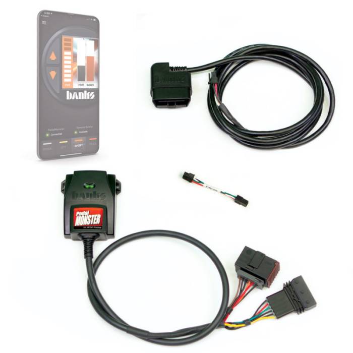 Banks Power - Banks Power Pedal Monster Kit (Stand-Alone) - TE Connectivity MT2 - 6 Way - Use w/Phone - 64330