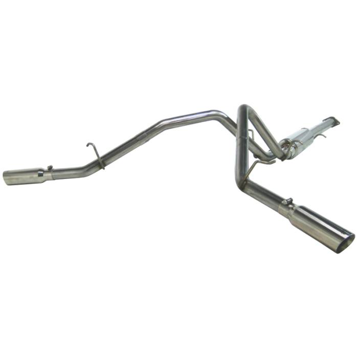 MBRP - MBRP Exhaust 2 1/2" Cat Back, Dual Split Side, T304 S5066304