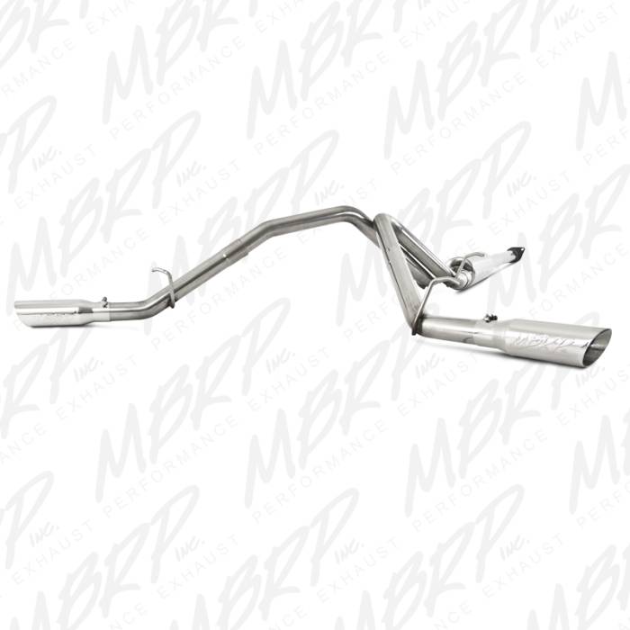 MBRP - MBRP Exhaust 2 1/2" Cat Back, Dual Split Side, T409 S5066409