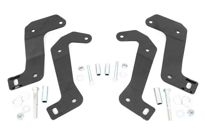 Rough Country - Rough Country Control Arm Relocation Kit Front Jeep Gladiator JT/Wrangler JL 4WD (18-26) - 110602