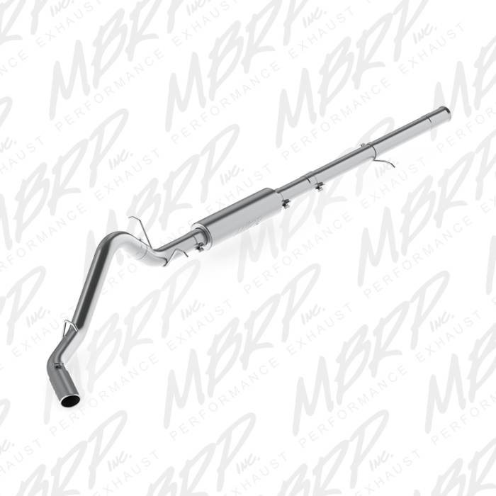 MBRP - MBRP 2014 Chevy/GMC 1500 Silverado/Sierra 6.2L V8 Aluminum 3.5in C/B Single Side Exit Exh - S5086AL