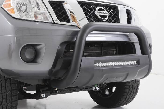 Rough Country - Rough Country Nissan 05-19 Frontier Bull Bar w/LED Light Bar Black - B-N4150