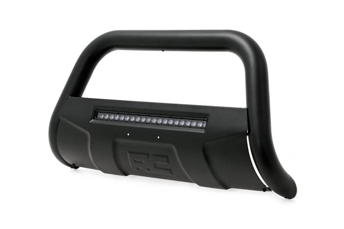 Rough Country - Rough Country 15-Up Colorado/Canyon Bull Bar w/LED Light Bar Black - B-C4151