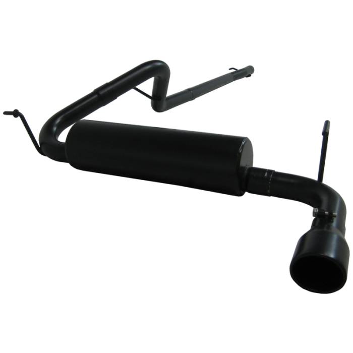 MBRP - MBRP Exhaust 2 1/2" Cat Back, Single Side, Black Coated S5502BLK