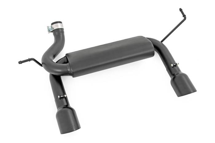 Rough Country - Rough Country Performance Exhaust Dual Outlet Jeep Wrangler JK/Wrangler Unlimited (07-18) - 96002A