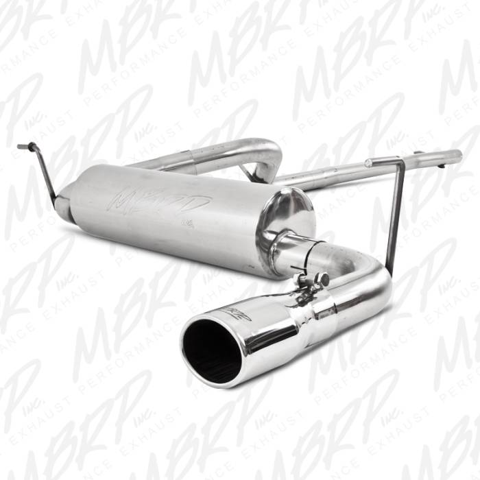 MBRP - MBRP Exhaust 2 1/2" Cat Back, Single, T409 S5516409