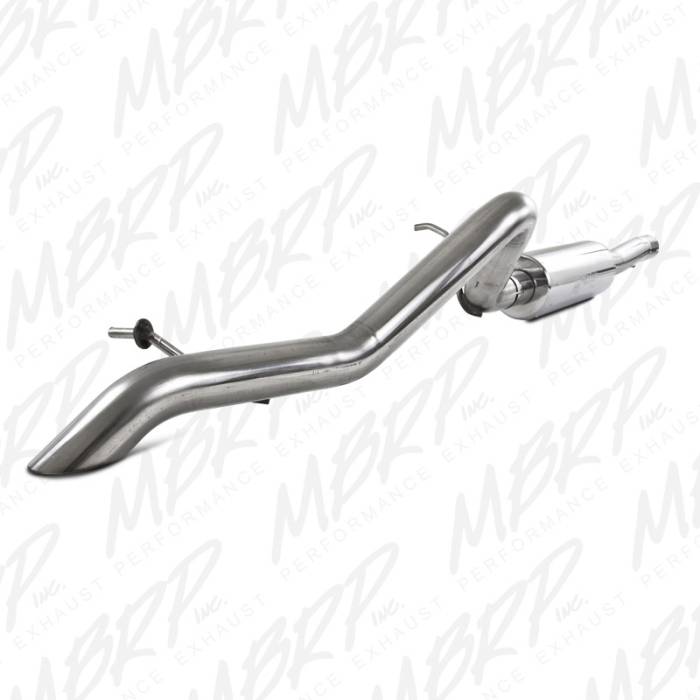 MBRP - MBRP Exhaust 2 1/2" Off-Road Tail Pipe, Muffler before Axle, T409 S5518409